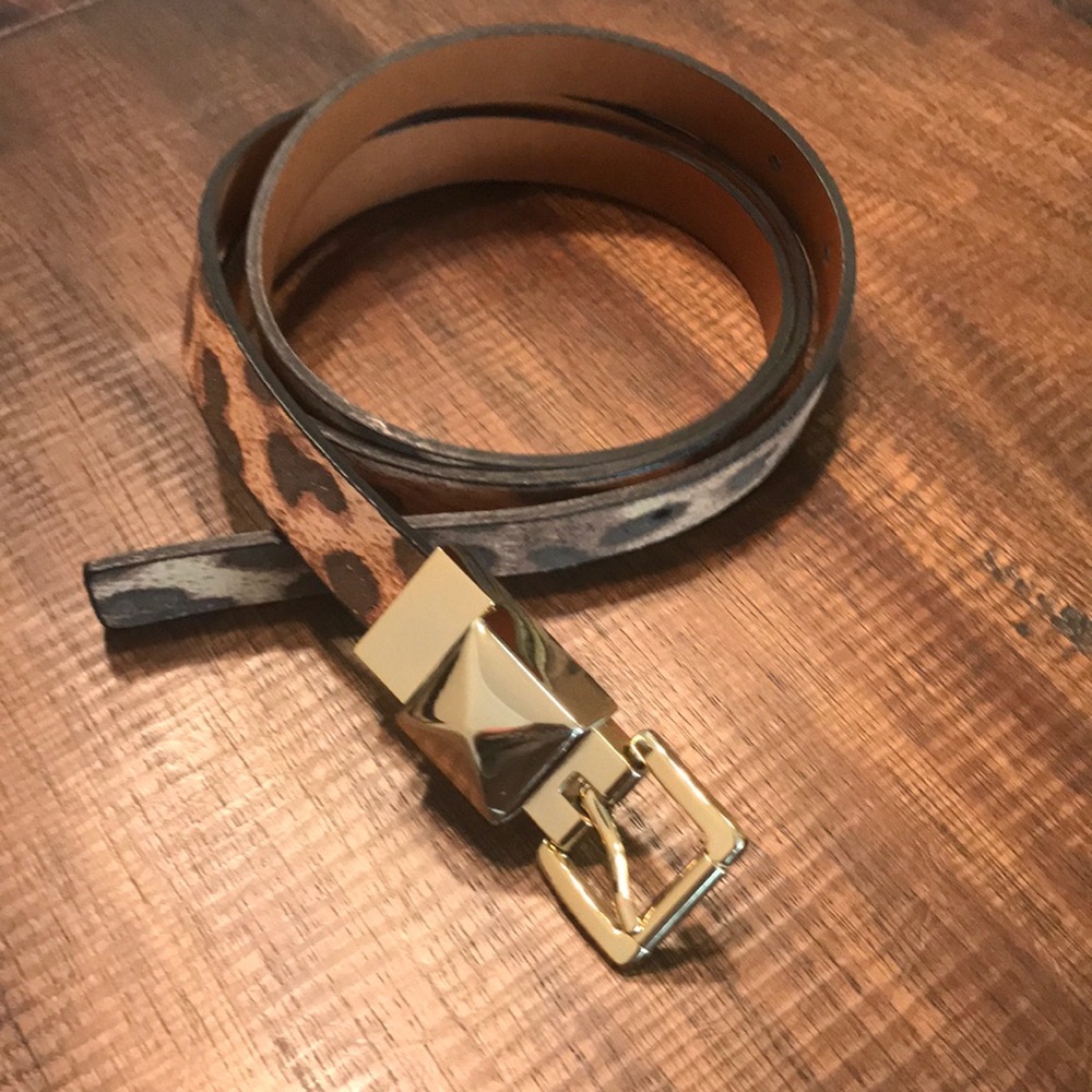 Cheetah Print Michael Kors Belt
